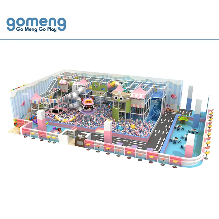 Factory Direct Sale Fast Food Restaurants Amusement Kids Indoor Playground Equipment for Shopping mall