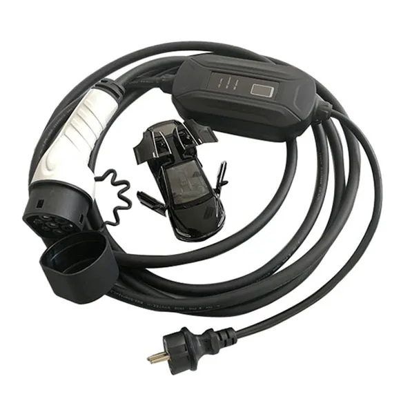 
EV charging connector 16A 5M schuko plug Type 2 Mode 2 EU standard EV charger plug 