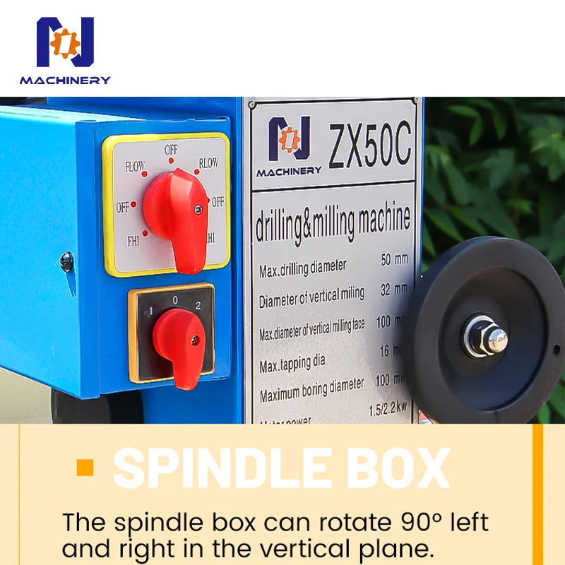 Zx50c Milling Machine Multifunction Drill And Milling Machine