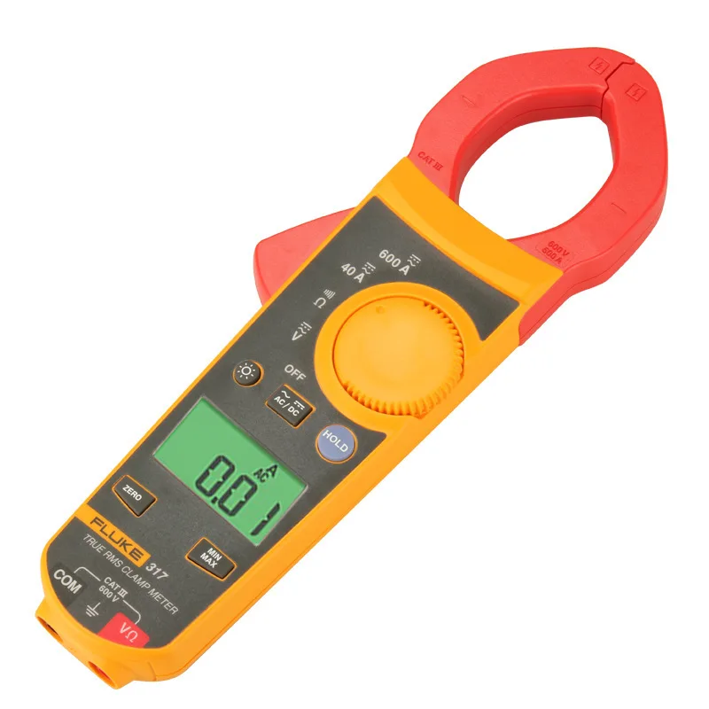 Digital clamp meter FLUKE 317 319 flexible current clamp multi-function F312 600A 1000A multimeter
