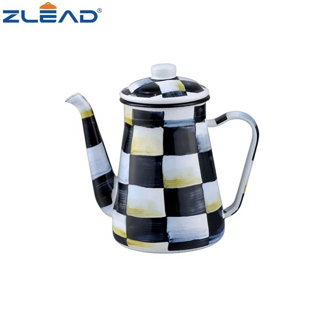 TK508 Home Usage Enamel Coffee Warmer Bucket With Full Design