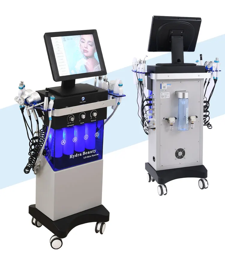 Good Price Aesthetic Machine 14 In 1 Skin Clean Pores Removal Oxygen Hydro Facial Machine For Beauty Spa