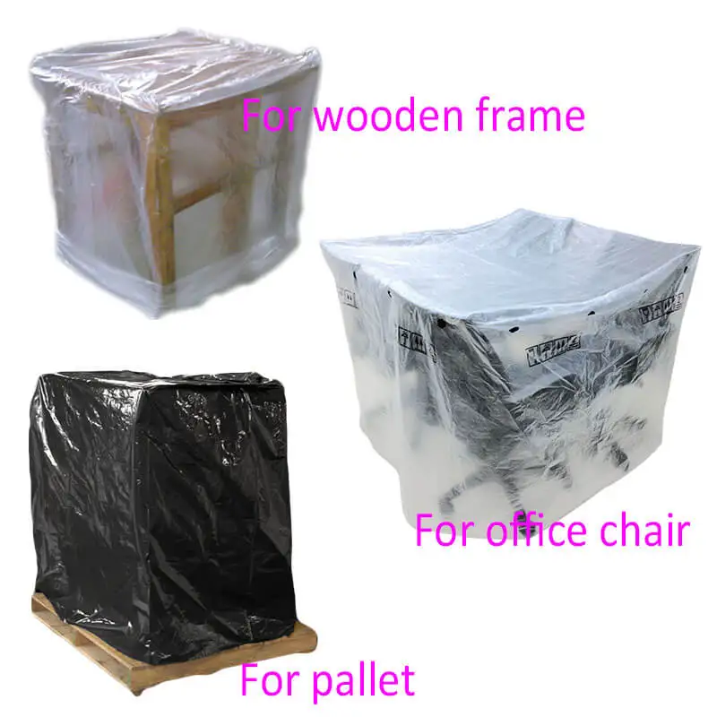 Professional Manufacturer shrink wrap plastic cover for bags pallet hoods