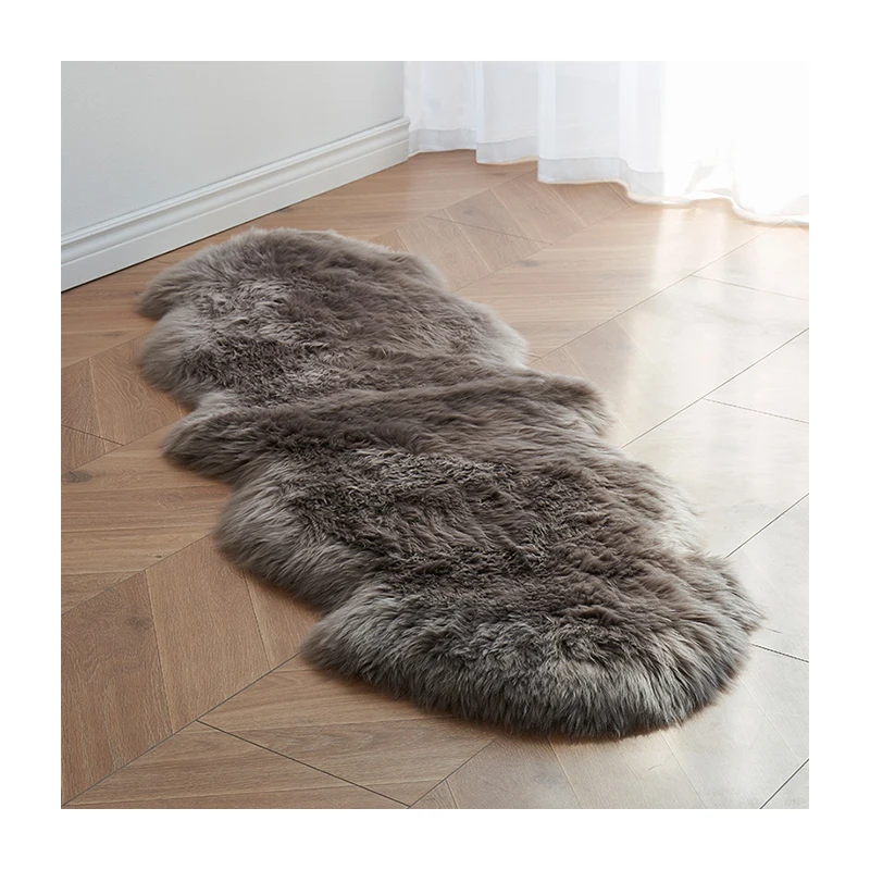 Super Soft Long Plie Plush Living Room Carpet Faux Fur Sheep Skin Area Rug