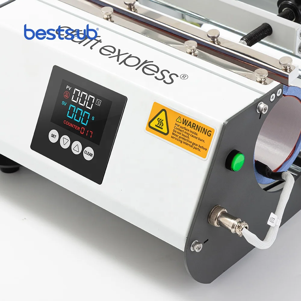 BestSub Sublimation Printing 11oz 15oz 16oz 20 oz 30 oz Mug Tumbler Press Machine Plus Tumbler Heat Press Machine