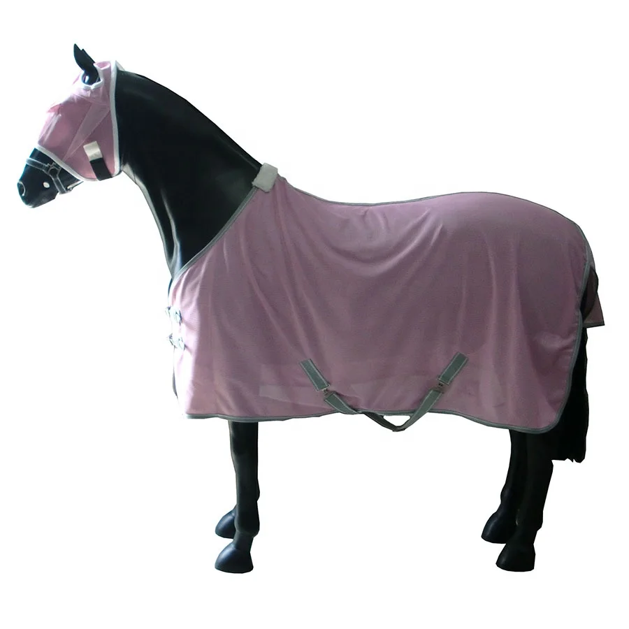 Wholesale High Quality Custom Design Mesh Horse Clothes Summer Horse Fly Rugs Combo Fly Sheets
