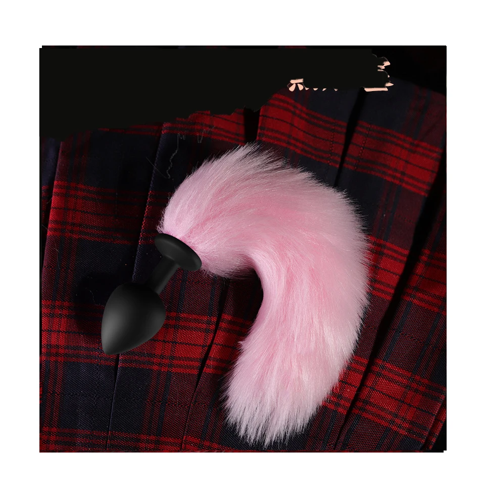 Fox Tail Anal Plug Butt Plug Sex Toys Anal  Tail Long Fox Tail Small Middle Large Butt  3 Dimensions Anal Plug