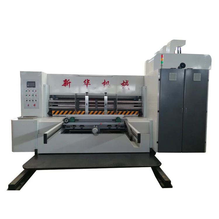 Hot Selling Automatic Flexo 4 Color Printer Slotter And Die Cutter Corrugated Board Printing Machine For Make Cardboard Boxes