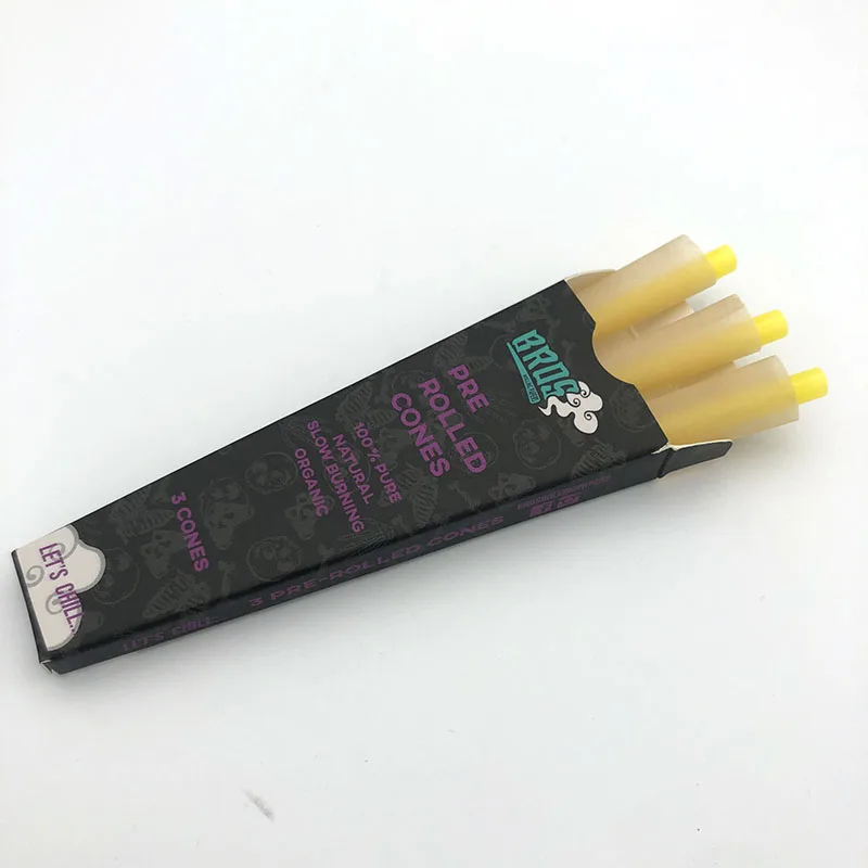 bros Custom brand  good Quality  Rolled Cone Smoking Rolling Paper