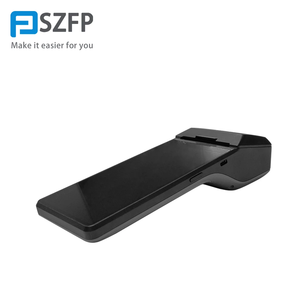 FP7900 Pos Terminal Android 10 Handheld POS With 58mm Thermal Receipt Printing Support Software