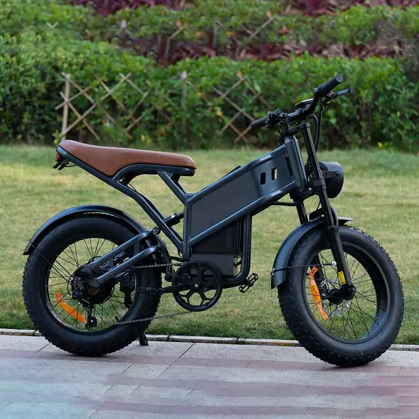 Wholesale 48V 750W 1000W Double Hydraulic Brake Full Suspension Fatbike Ebike Dirt Mountain Fat Tire Bicycle Electric Bike