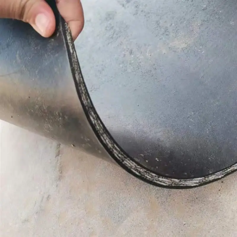 Low price Anti-resistance rubber conveyor belt Single rubber canvas conveyor belt