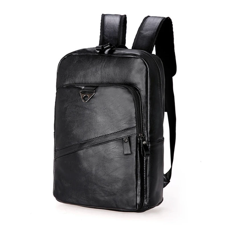 Best Price pu leather laptop backpack waterproof laptop bags bags  for men