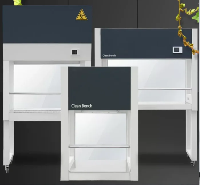 Horizontal Ventilation Laminar Flow Cabinet Chemical Biological Laboratory Fume Hood with Stainless Steel Worktop
