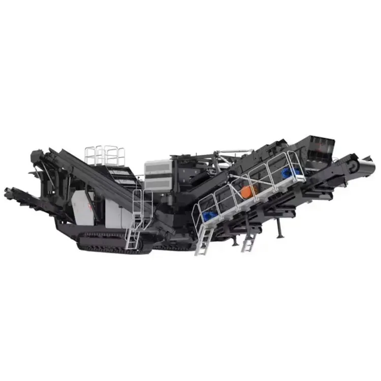 construction and demolition waste Mobile Impact Tracked mobile concrete crusher Stone Crusher