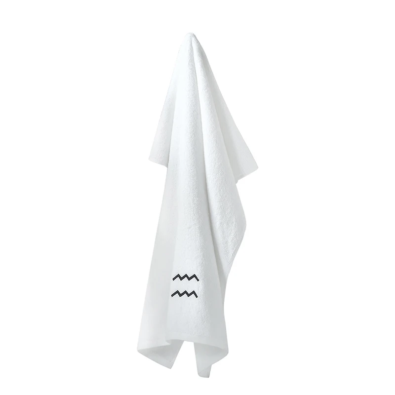 Good quality 100 cotton white towel five star hotel bath towel
