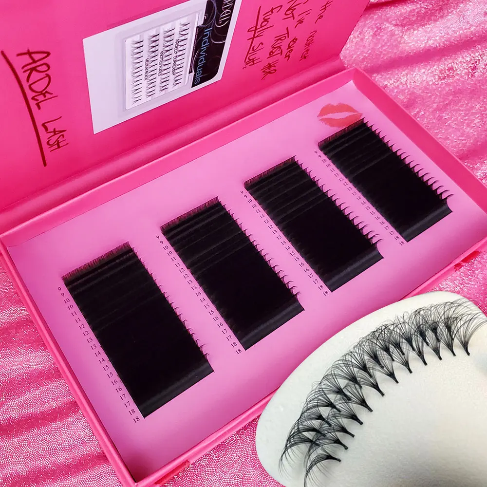 Russia Single Split Tips Volume Silk CC DD Volume Mink Volume Eyelashes Extensions