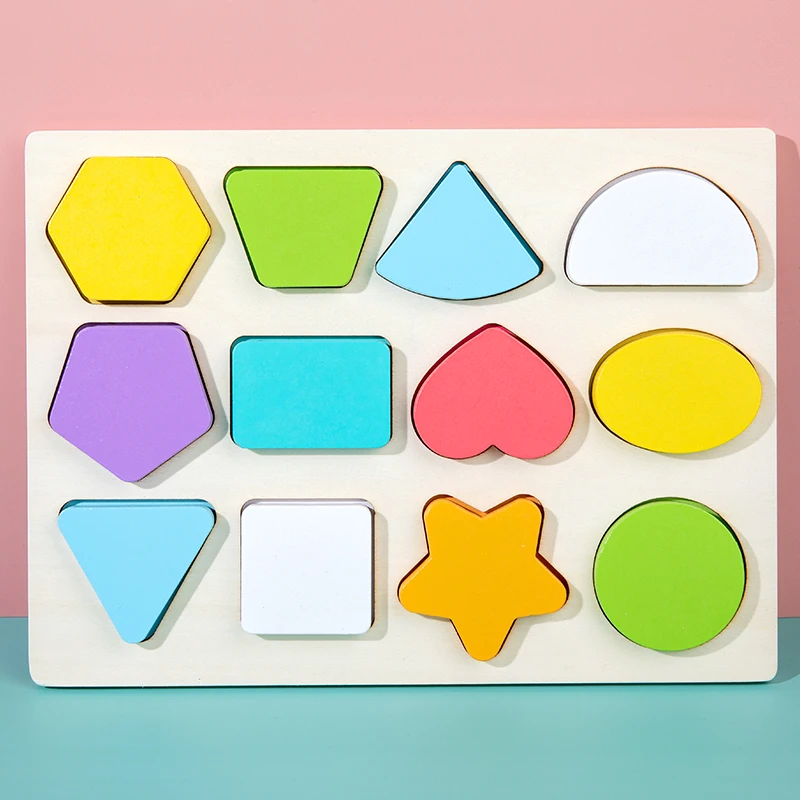 NEW custom Kids Wooden DIY 3D Puzzle Jigsaw board digit baby Toys Children Wood toddler alphabet puzzle