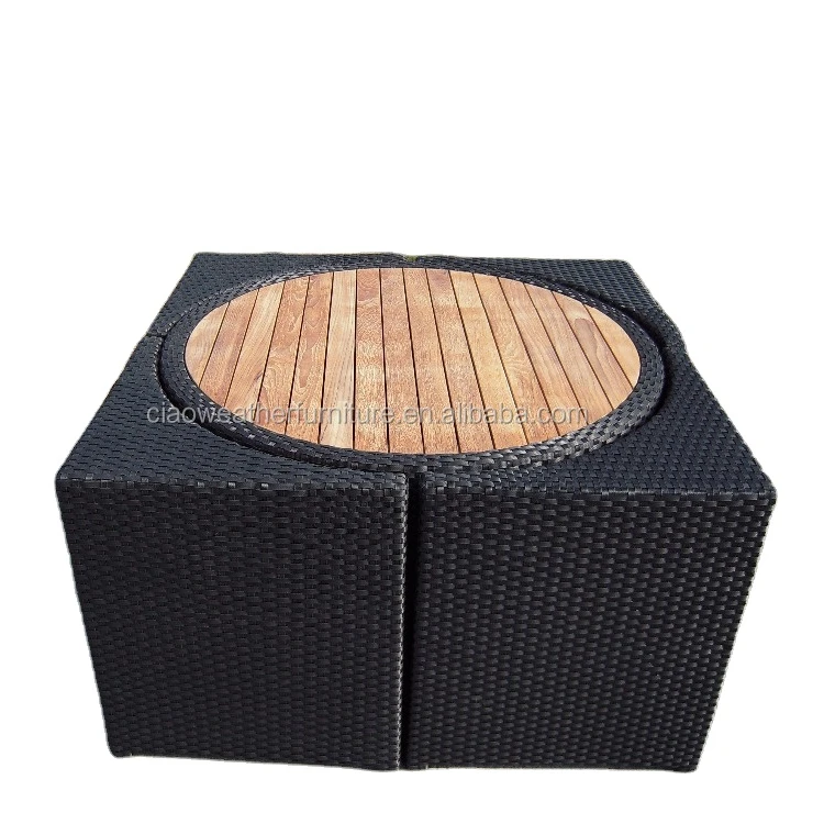 Наборы из древесного материала и чайного дерева в стиле патио