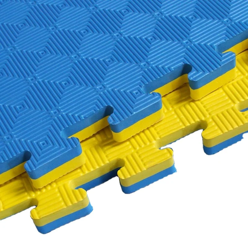 Factory wholesale gym mat karate cheap karate floor mats 1 x 1 meter karate mat