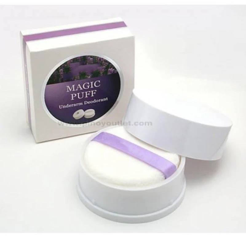 OEM Brand new container loose shimmer body powder puff box with high quality