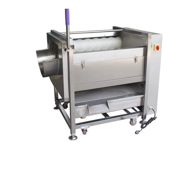 Industrial  sweet Potato Skin peeler/potato brush washer/carrot washing machine
