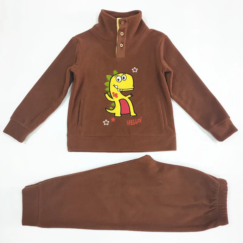 
Custom children winter clothes 2pcs Fleece hoodies Joggers Set clothing boys Clothes kids hoodies set 