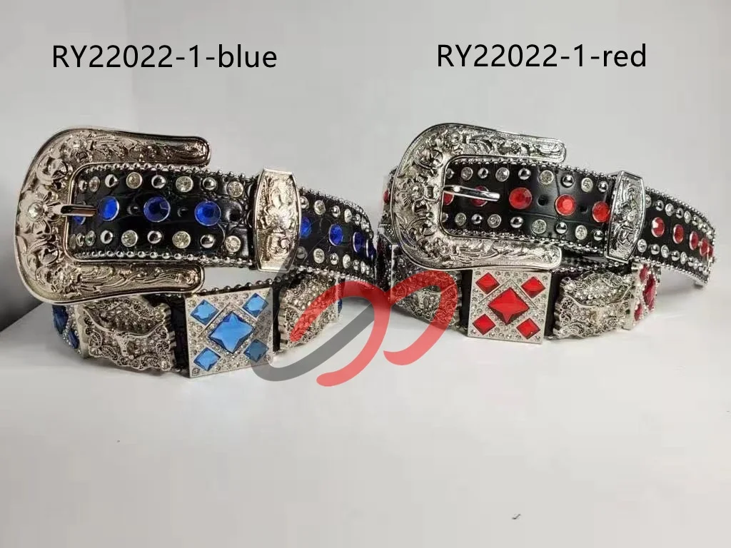 New Trend Bling Bling Rhinestone Belt Men Women Western Cowboy Cowgirl custom belts Crystal Studded Leather Diamond Belt