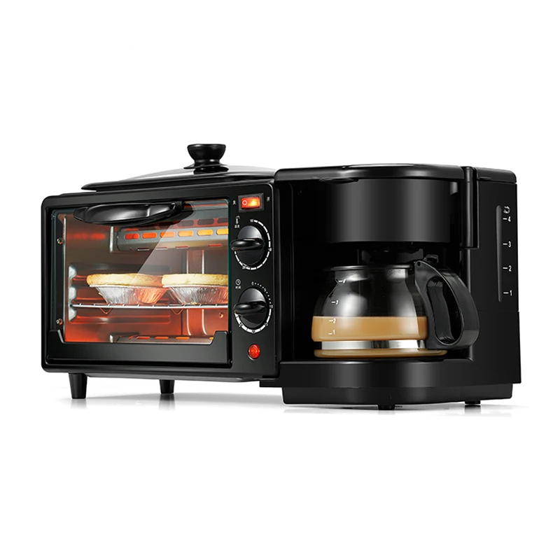  Hot Sale Heater Toaster Oven Multifunction Coffe Maker 3 In 1