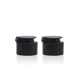 screw cap plastic lids 28mm Cosmetic packaging plastic flip top cap