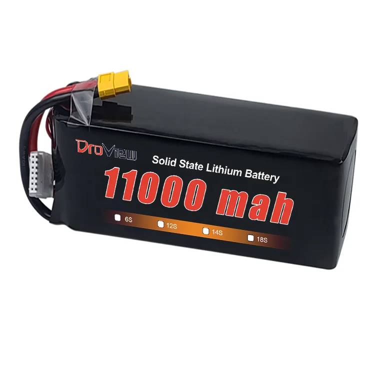 DroView Solid State Battery 6S 11000mAh 22.2V 23.7V High Energy Density Drone Lithium Lipo Battery for FPV Drones UAV