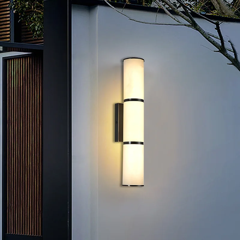 Modern designer marble wall lamp bedside living room TV background balcony hotel corridor decorative wall Sconce Light