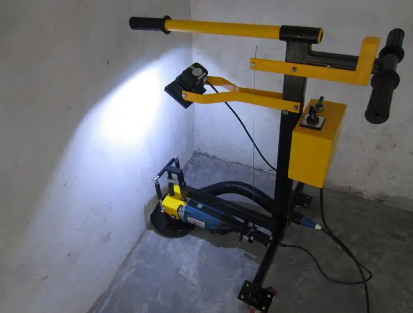 small stand up hand held walk behind  edger concrete terrazzo floor corner edge grinder