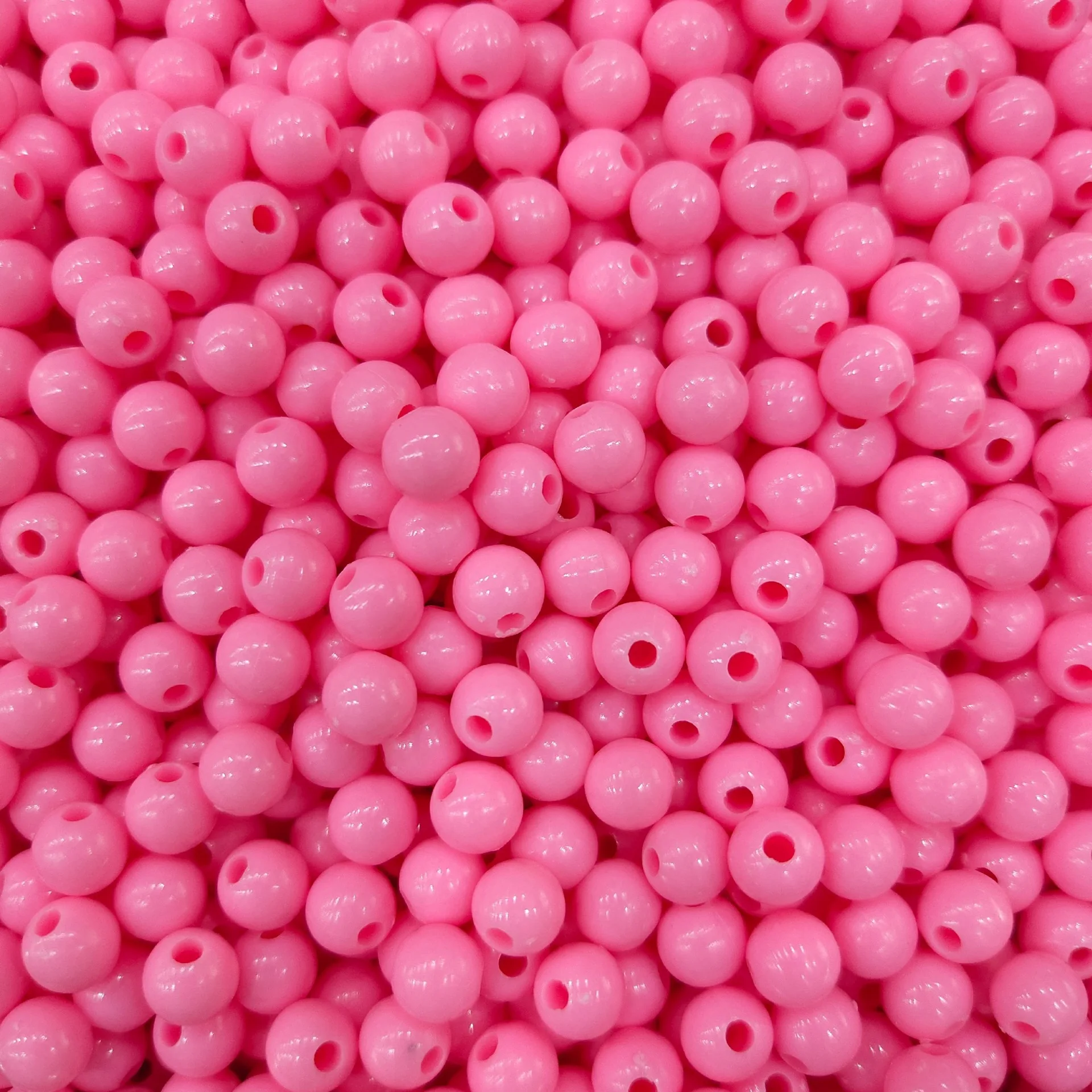 500g one bag 6 8 10mm Plastic Acrylic beads blanc Round yellow red pink Bubble Gum Beads 20mm With Hole for kids bracelet making