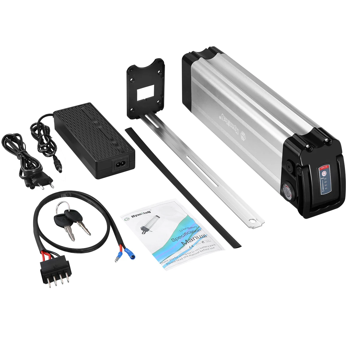 US Stock Shenzhen Factory Silver Fish Rechargeable Lifopo4 48V12Ah 1000W 36V Ebike Electric Bike 18650 Lithium Ion Batterie Cell