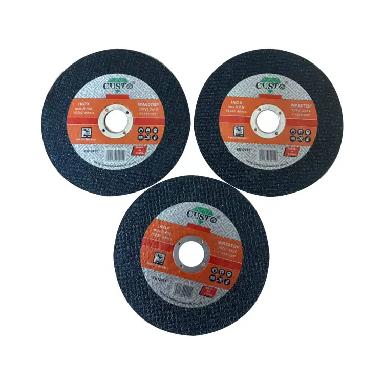 Abrasive Manufacturer Resin Disc Cutter 4 Inch Metal Abrasive Cutting Disc for Stainless Steel
