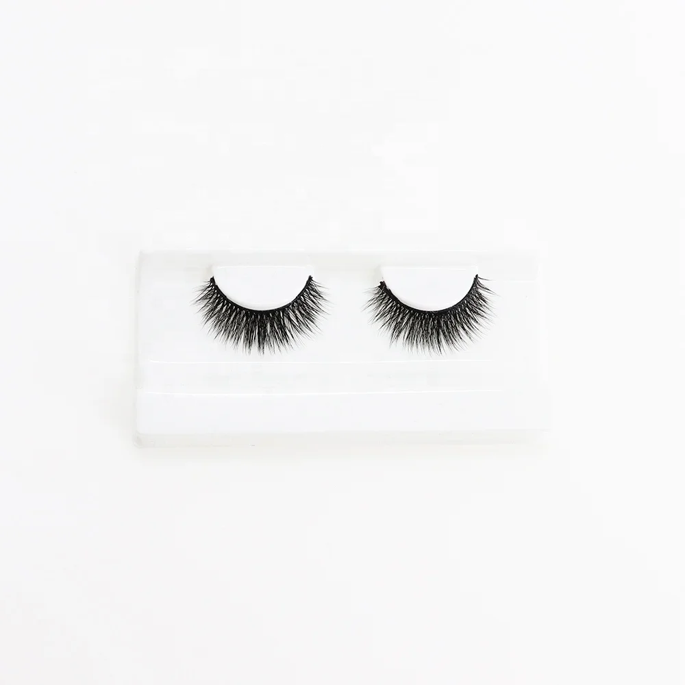
High Quality 3D Synthetic False Eyelashes Wholesale Silk Eyelashes Private Label Eyelashes With Custom Box 