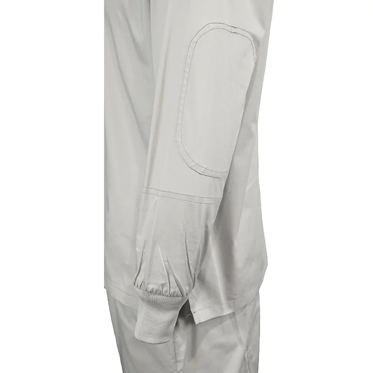 Wholesale Price White Surgical Suits High Quality 65% Polyester 35% Cotton Doctor Scrubs Sets Long Sleeve Hospital Uniform