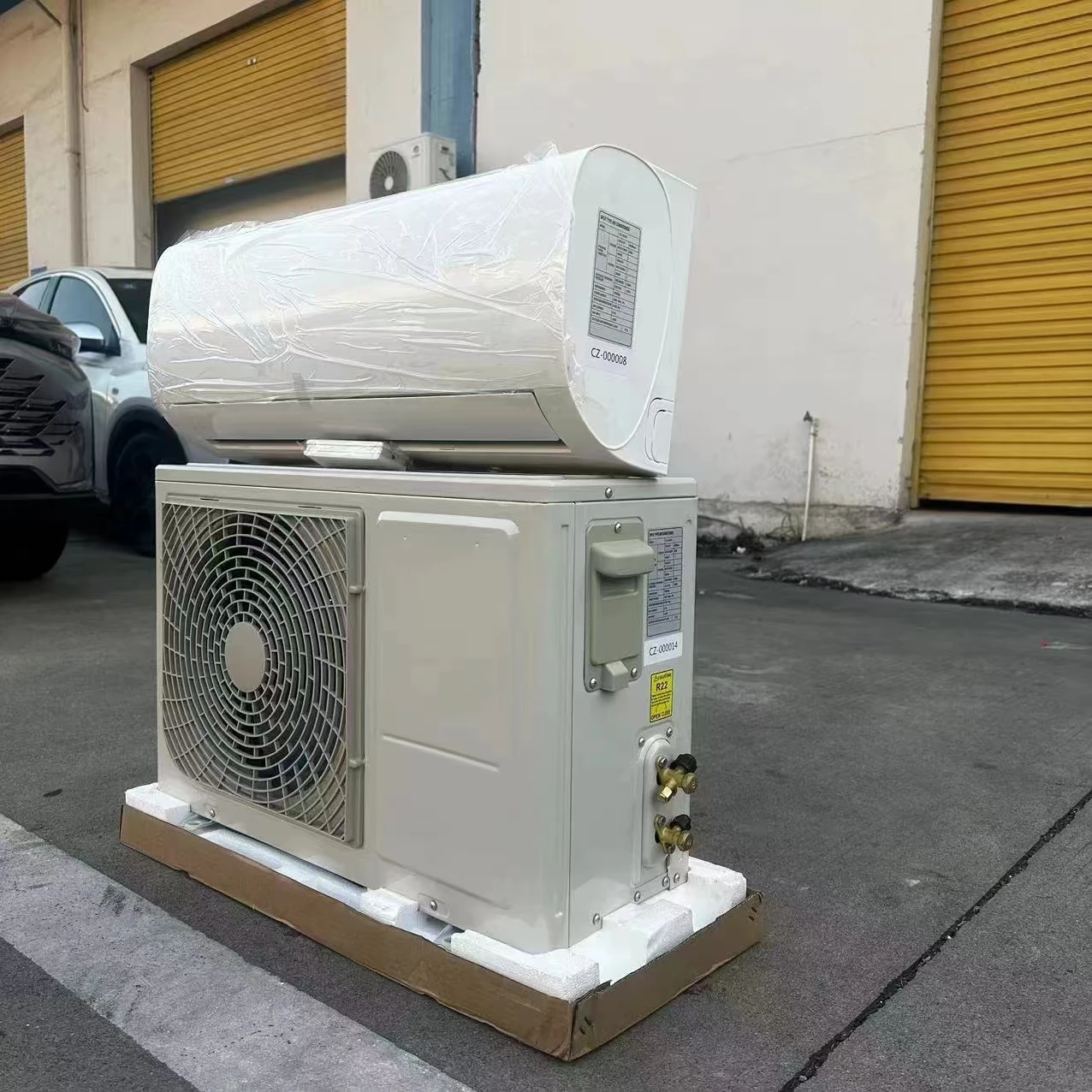 Export cross-border air conditioning 1 1.5pcs 2 3pcs frequency conversion heating and cooling 9000btu wholesale