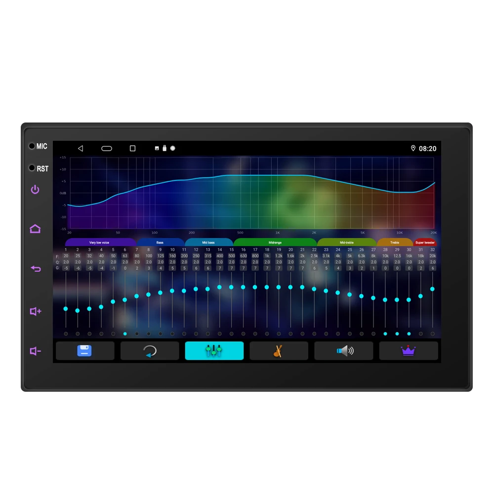 Trading company preferred universal double din 7 9 10 inch HD screen Android gps car mp5 player head unit with carplay