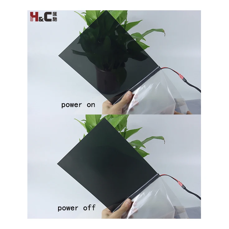 Multiple Colors Small A4 Sample Self Adhesive Smart Switchable Glass Tint Film For Windows