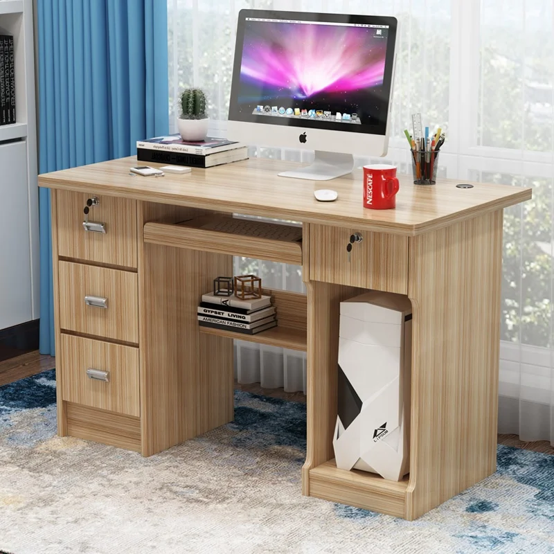 1.2m antique small size MDF cherry wood gaming  office computer desks