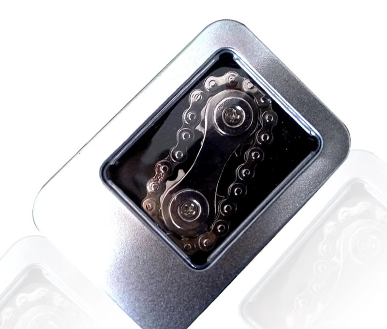 Metal Chain Spinner Fidgets Metal Flywheel Fingertip Toys Games For Adults And Children Replace Bike Chain Spinner Fidget Toy