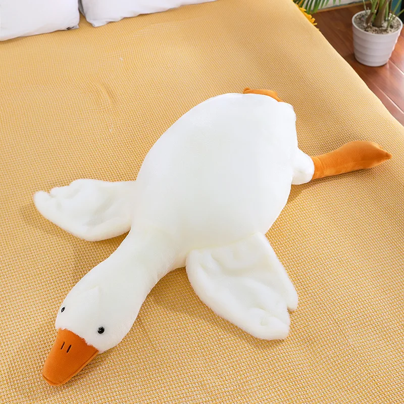 New Huaggble Big Plush White Duck Toy  like Animal Doll Toys for  Birthday Gift
