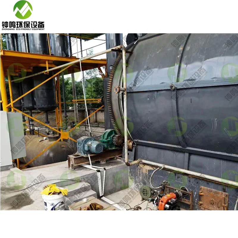 
Mobile tyre recycling plant machinery with CE 