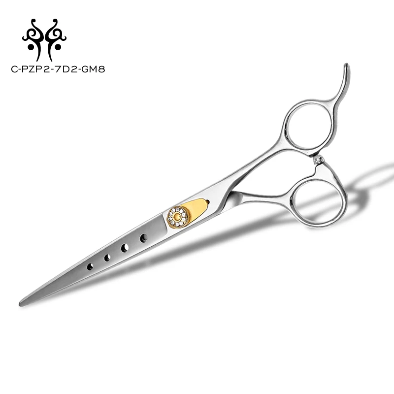 Professional 7.0 Inch Special Design Pet Grooming Straight Scissors & Shears for Groomers