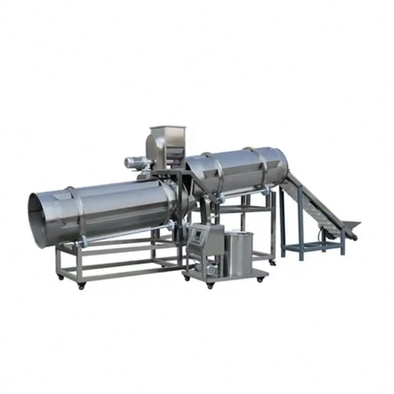 Original factory manufacturer drum coating and seasoning pop corn flavoring tea dog food flavour machine for snack food