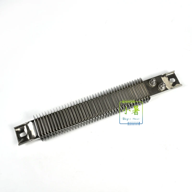 Slight heat 240v 750w ceramic insulated finned channel strip heater strip heating element