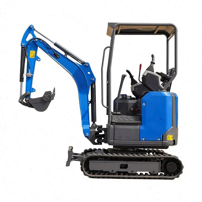 Shandong hydraulic 1.6 ton small mini excavator diggers mini crawler excavator 1.6t for sale cheap prices