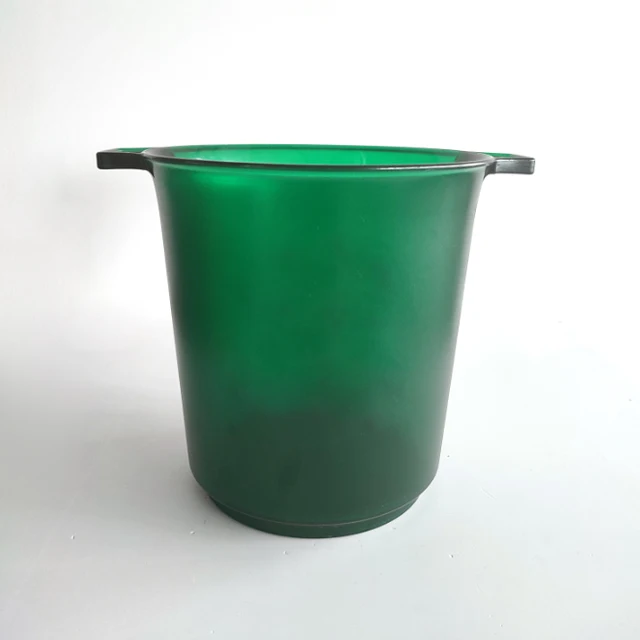 Wholesale Bucket 6 Bottles Beer Champagne Clear Acrylic Drinking Plastic Ice Buckets Coolers